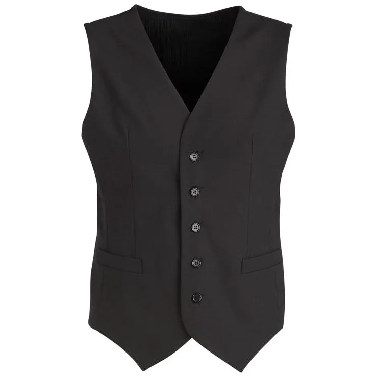 Biz Corporates Mens Peaked Vest With Knitted Back (94011) (Clearance)