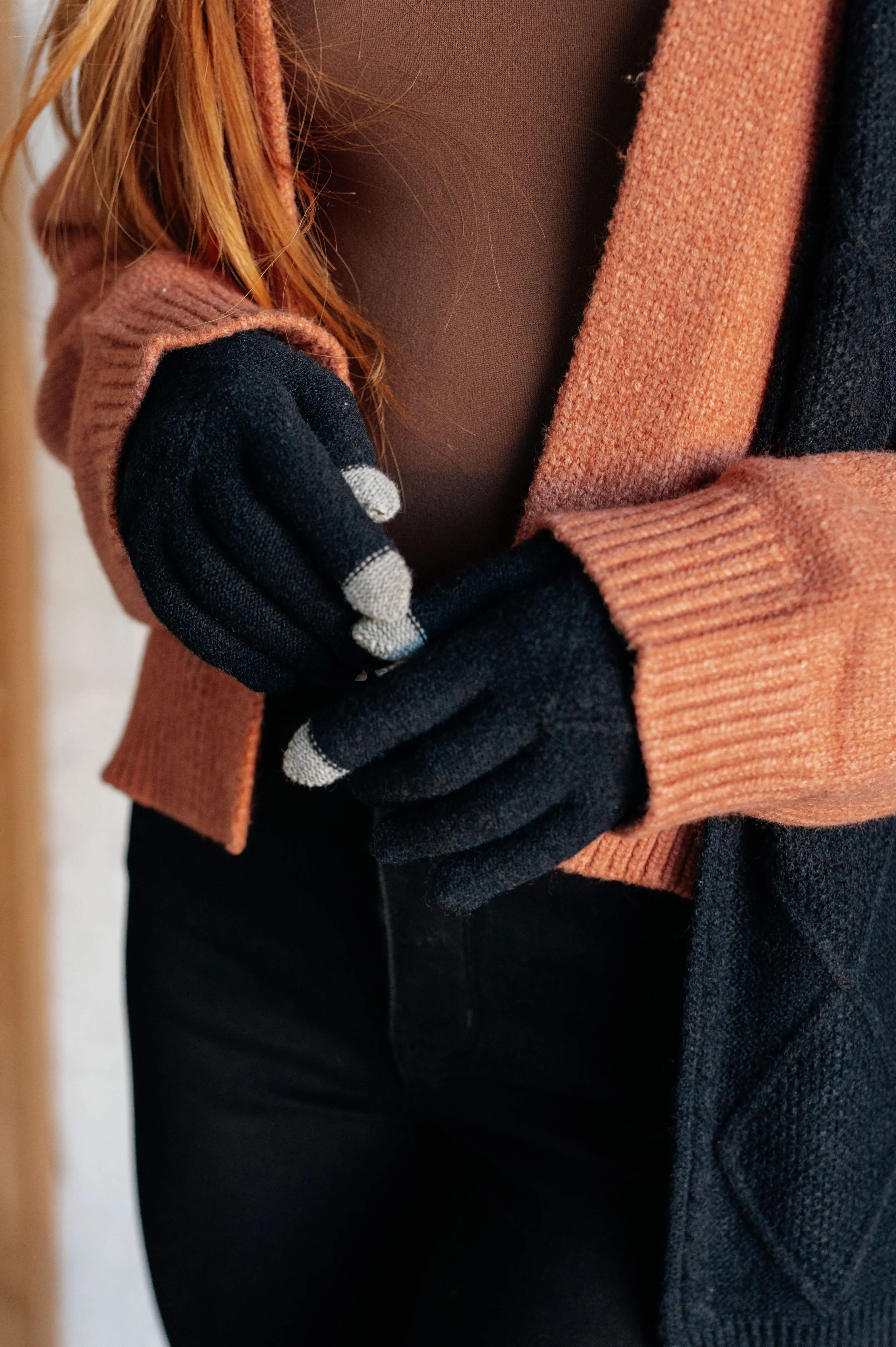 Jane Frost Beanie, Glove, & Scarf Set | Black