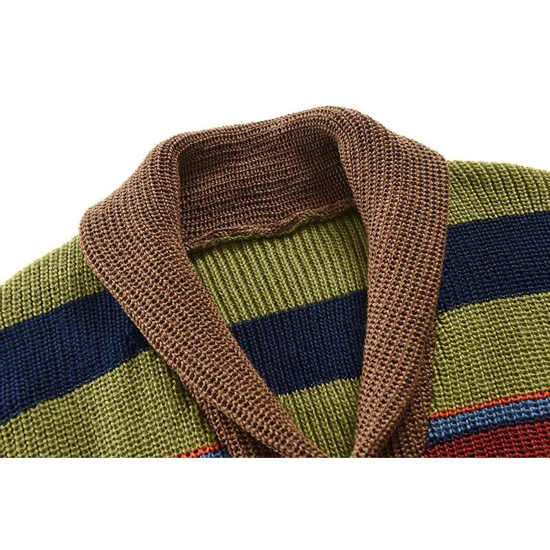 Marcus - Men's Colorblock Vest with Lapel Collar